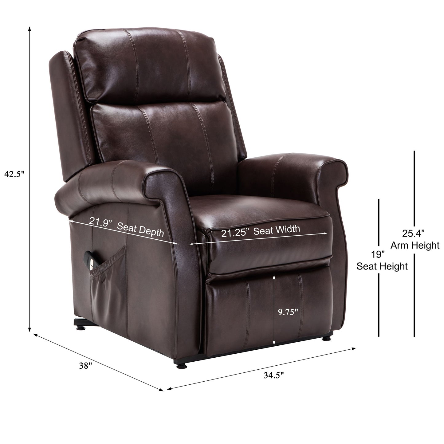 Landis - Lift Chair With Electric Recline Function Home Essentials