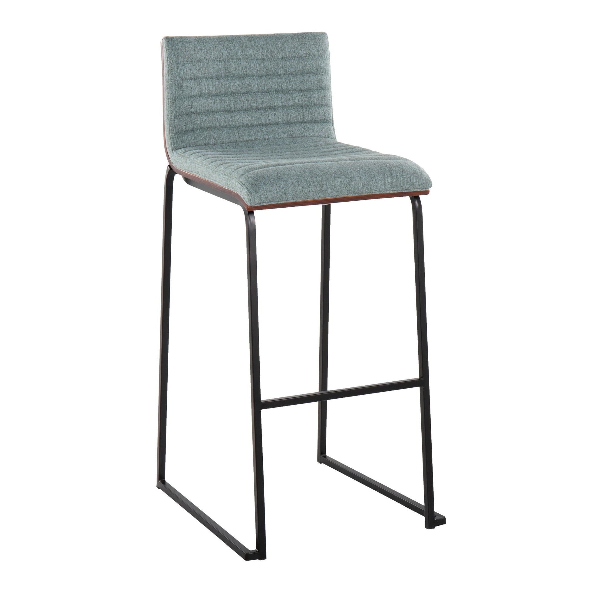 Mason Mara - Contemporary, Fixed Height Barstool (Set of 2) Lumi Source