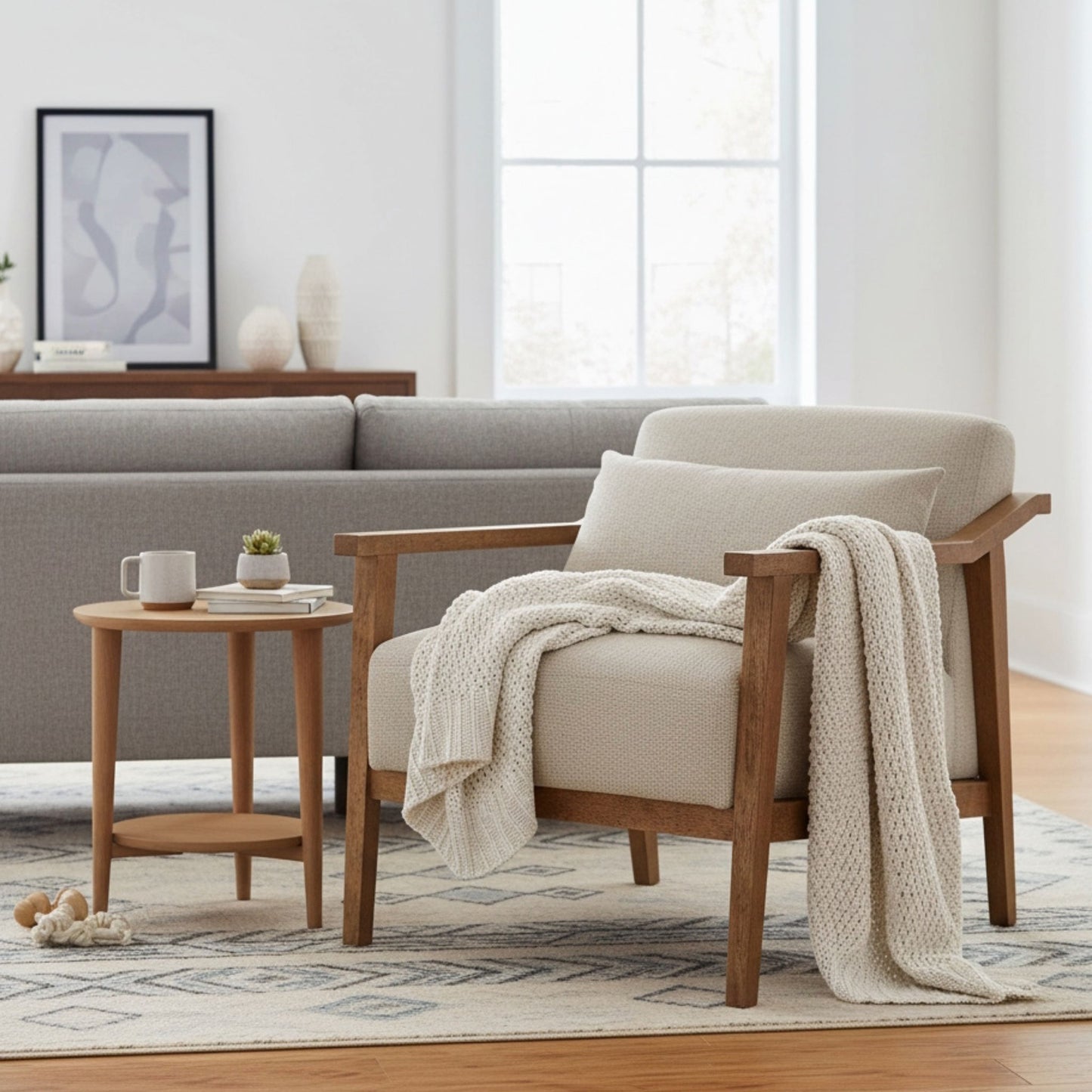 Reagan - Arm Accent Chair With Lumbar Pillow Ridgecrest Home