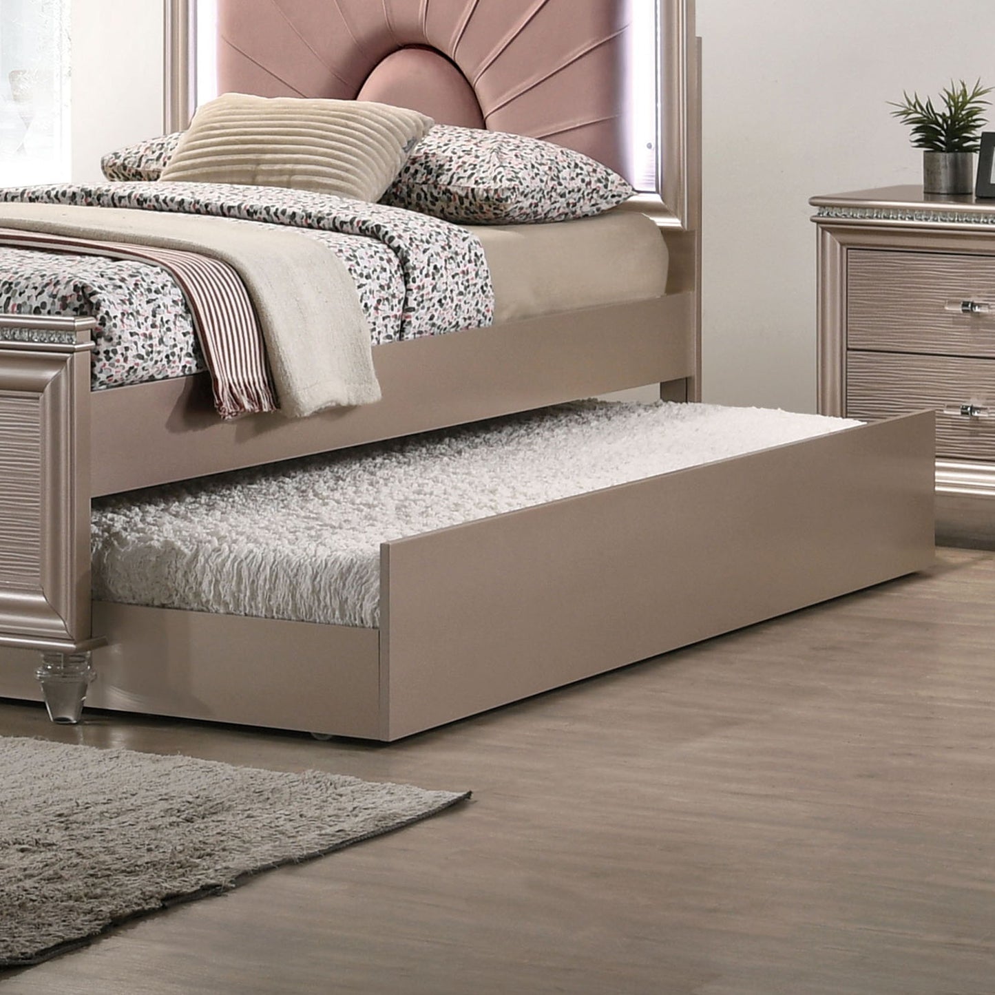 Allie - Trundle / Drawer - Rose Gold