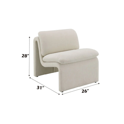 Jaeda - Innovative Elegance Accent Chair In Curved Shape Acme