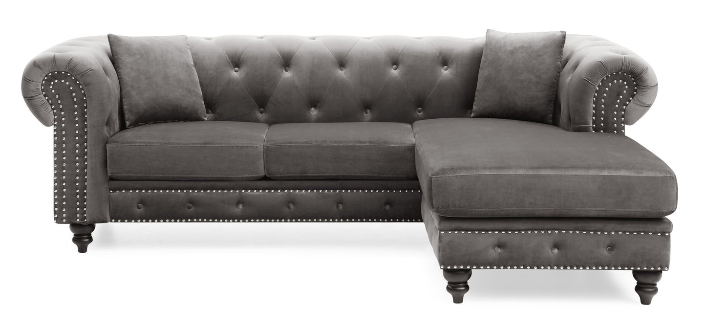 Nola - Luxurious Design Sofa Chaise Glory Furniture