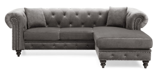 Nola - Luxurious Design Sofa Chaise Glory Furniture