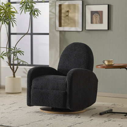 Contemporary 360 Swivel And Glider Recliner Chair Noble House