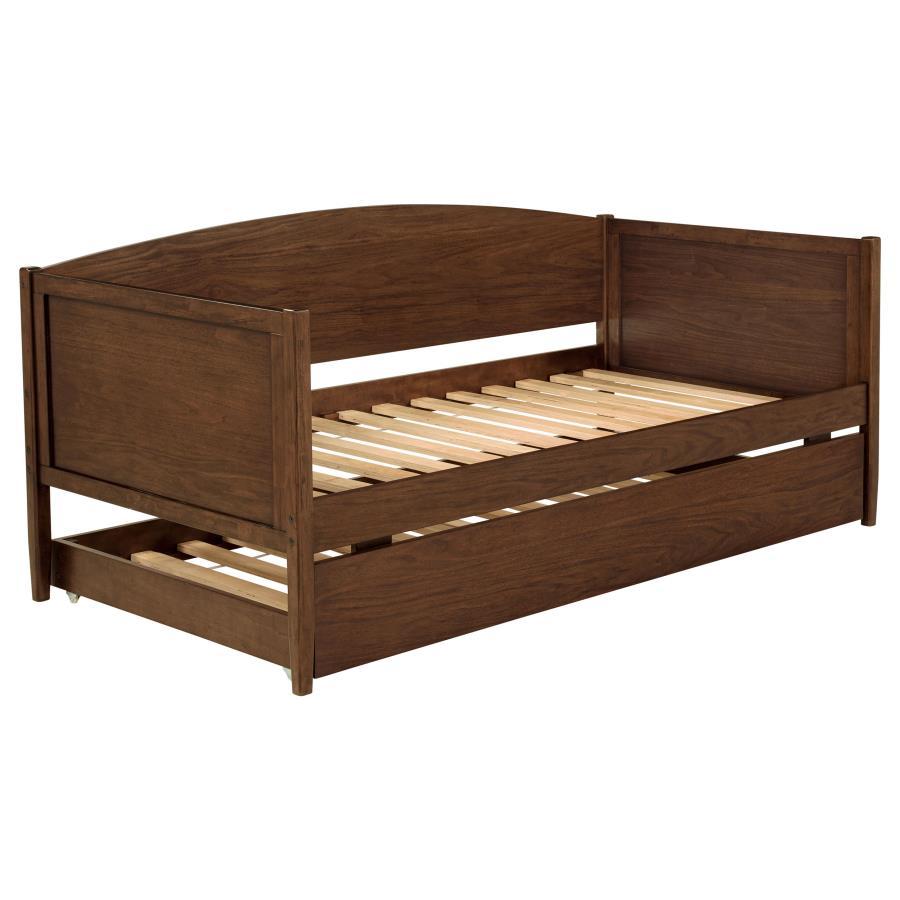 Bozeman - Wood Twin Daybed With Trundle - Medium Walnut Coaster Fine Furniture