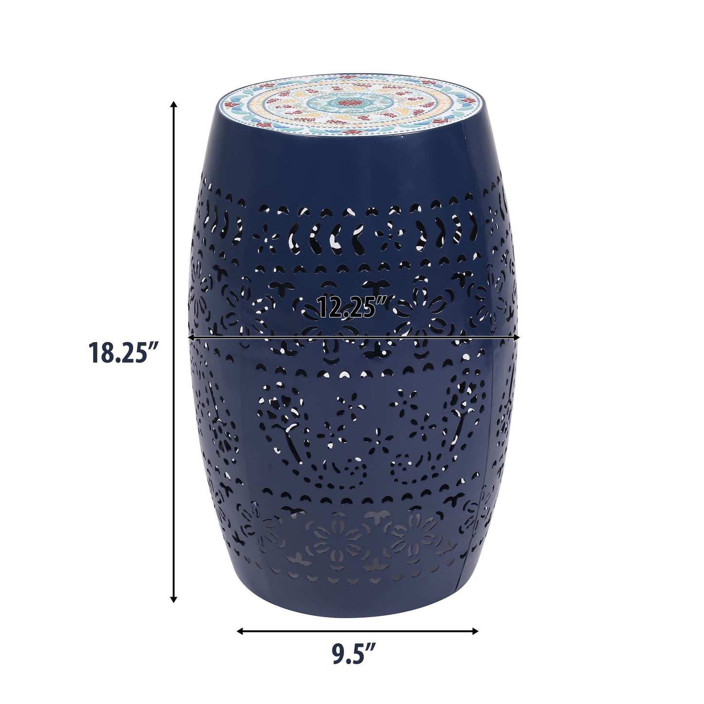 Lilac - Mosaic Side Table Noble House