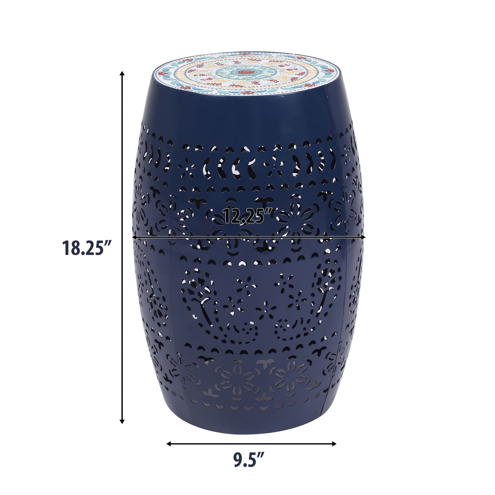 Lilac - Mosaic Side Table Noble House