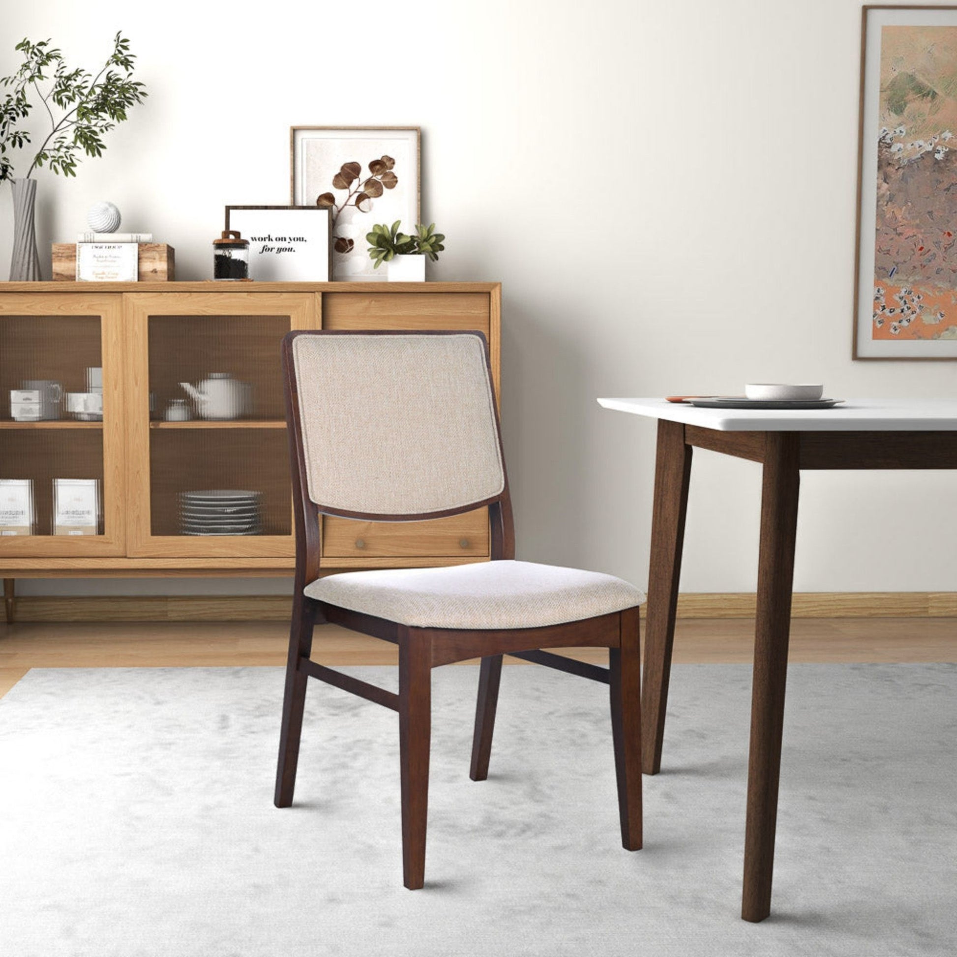 Skylar - Dining Chair (Set of 2) - Beige Ashcroft Furniture
