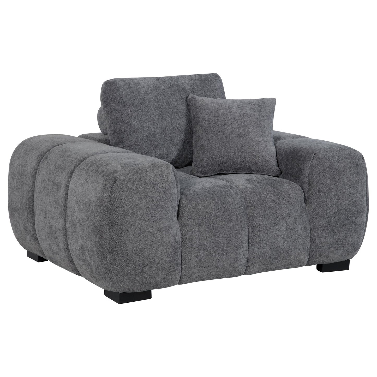 Plather - Track Arm Accent Chair Furniture Max