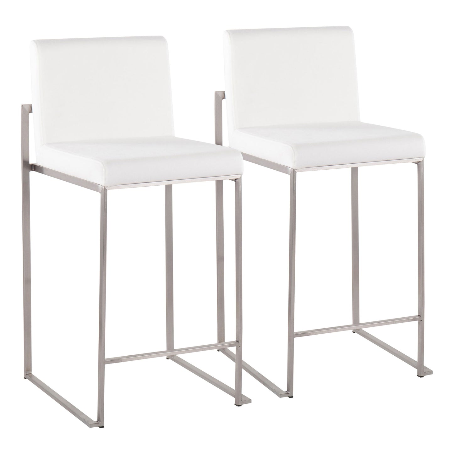 Fuji - Contemporary High Back Counter Stool, Functional Design Lumi Source