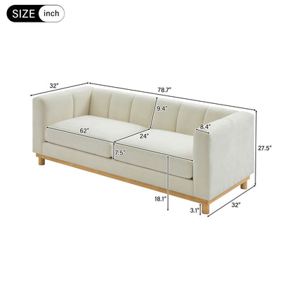 Soft Loveseat Sofa For Living Room Noble House