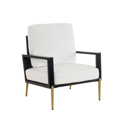 Modern Armchair With Solid Wood Frame Noble House