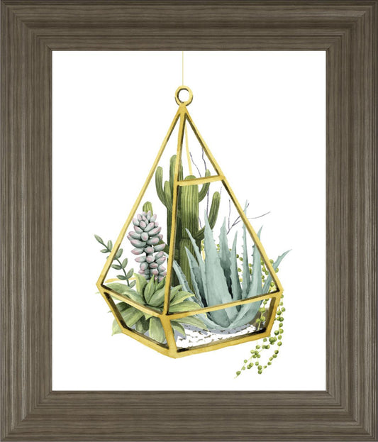 22x26 Wild Terrarium III By Grace Popp - Green