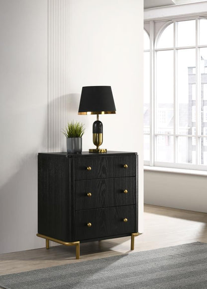 Arini - 3-Drawer Nightstand CoasterElevations