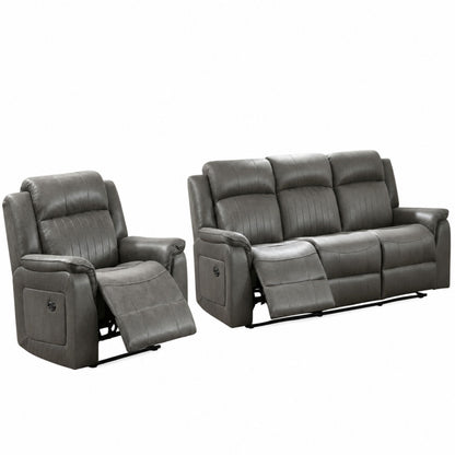 Contemporary Living Room Set, Horizontal And Vertical Tufting Home Essentials
