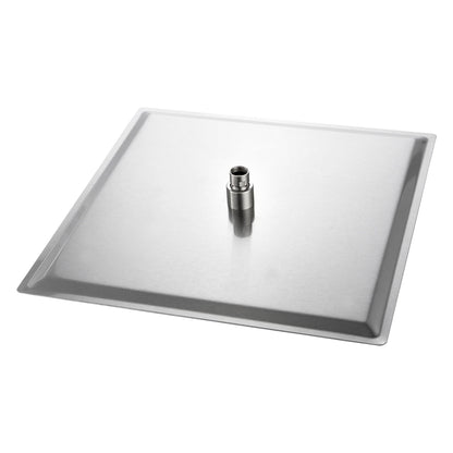 Modern 10" Square Rainfall Shower Head & Stainless Steel Wall Or Ceiling Mount Luxury Spa Shower Panel Daily Nest