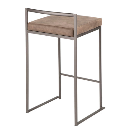 Fuji - Industrial Stackable Counter Stool Elegant Design Lumi Source