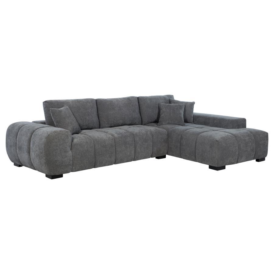 Octavia - Upholstered Sectional Chaise Sofa Coaster Fine Furniture