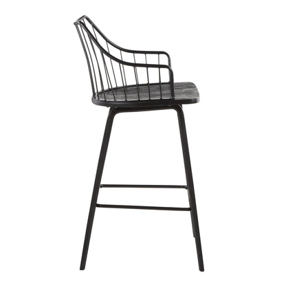 Winston - Farmhouse Counter Stool Lumi Source
