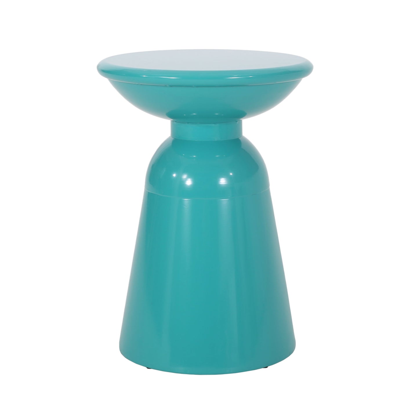 Outdoor Modern Metal End Large Table Noble House