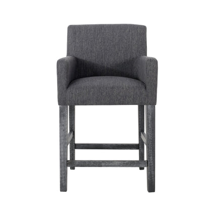 Serenitia - Upholstered Counter Chair With Straight Arm Noble House