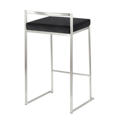 Fuji - Contemporary Elegant Stackable Counter Stool Set Lumi Source