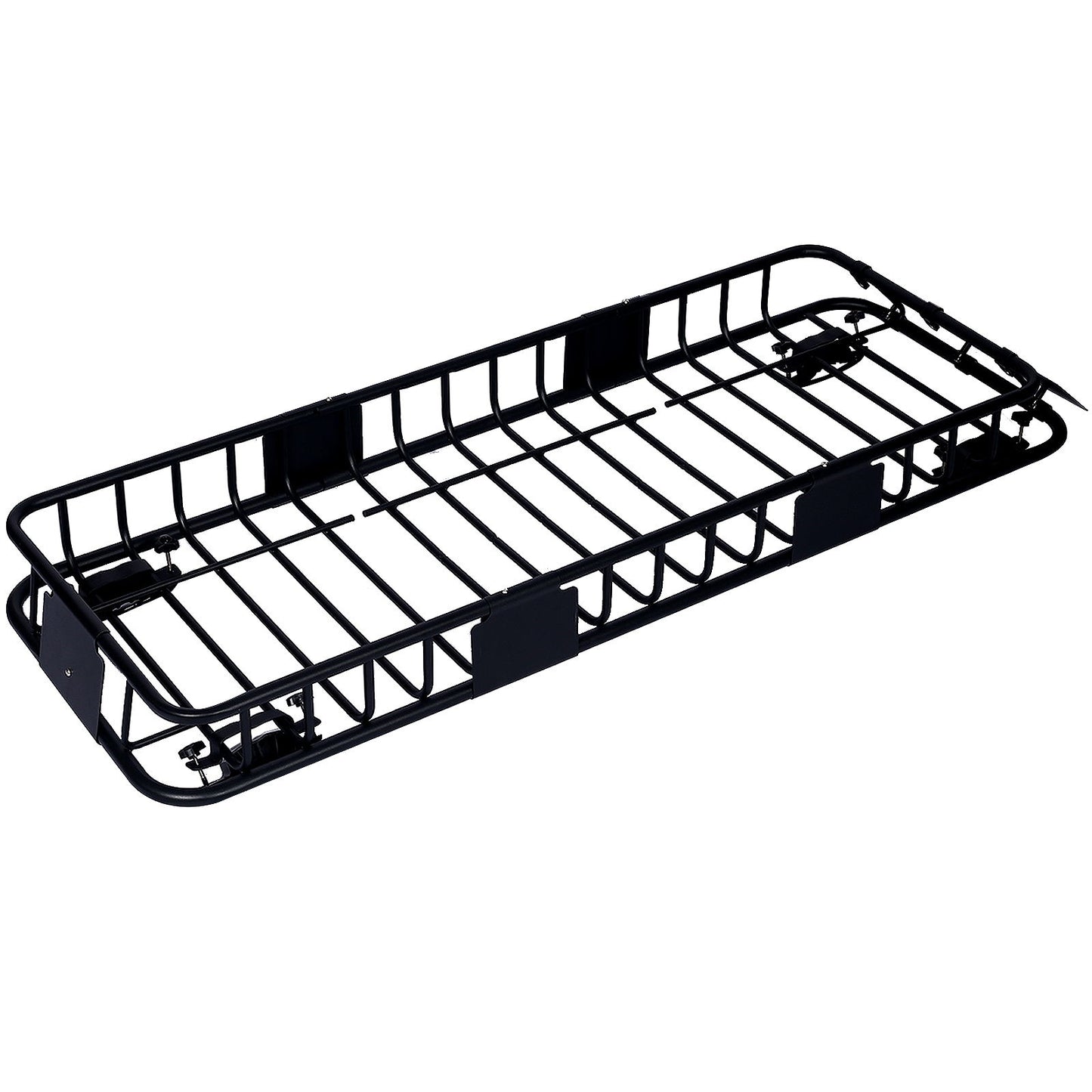 Motoring Rooftop Cargo Carrier Basket Steel, Universal Fit Roof Rack Daily Nest