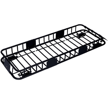 Motoring Rooftop Cargo Carrier Basket Steel, Universal Fit Roof Rack Daily Nest