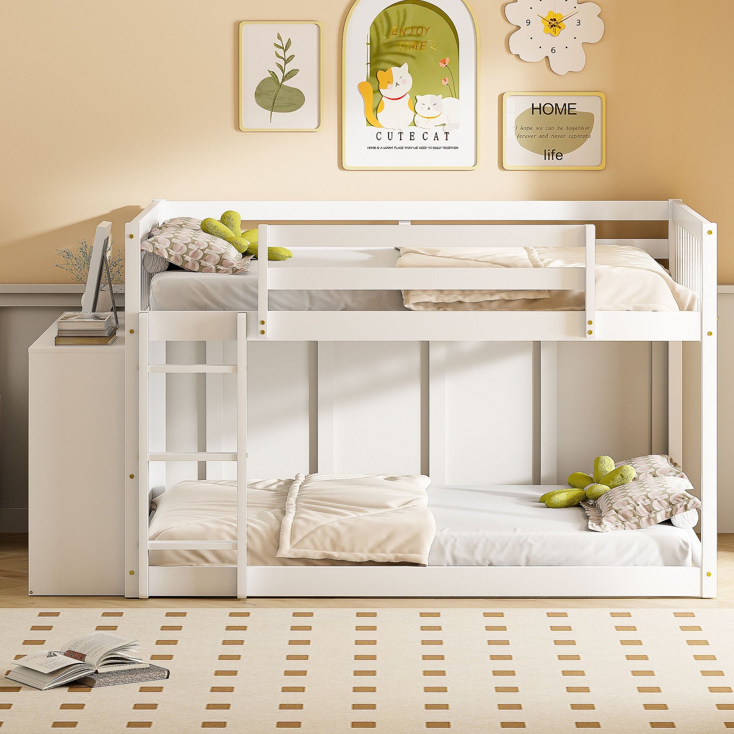 Bunk Bed With 4 Drawers And 3 Shelves DreamHaus