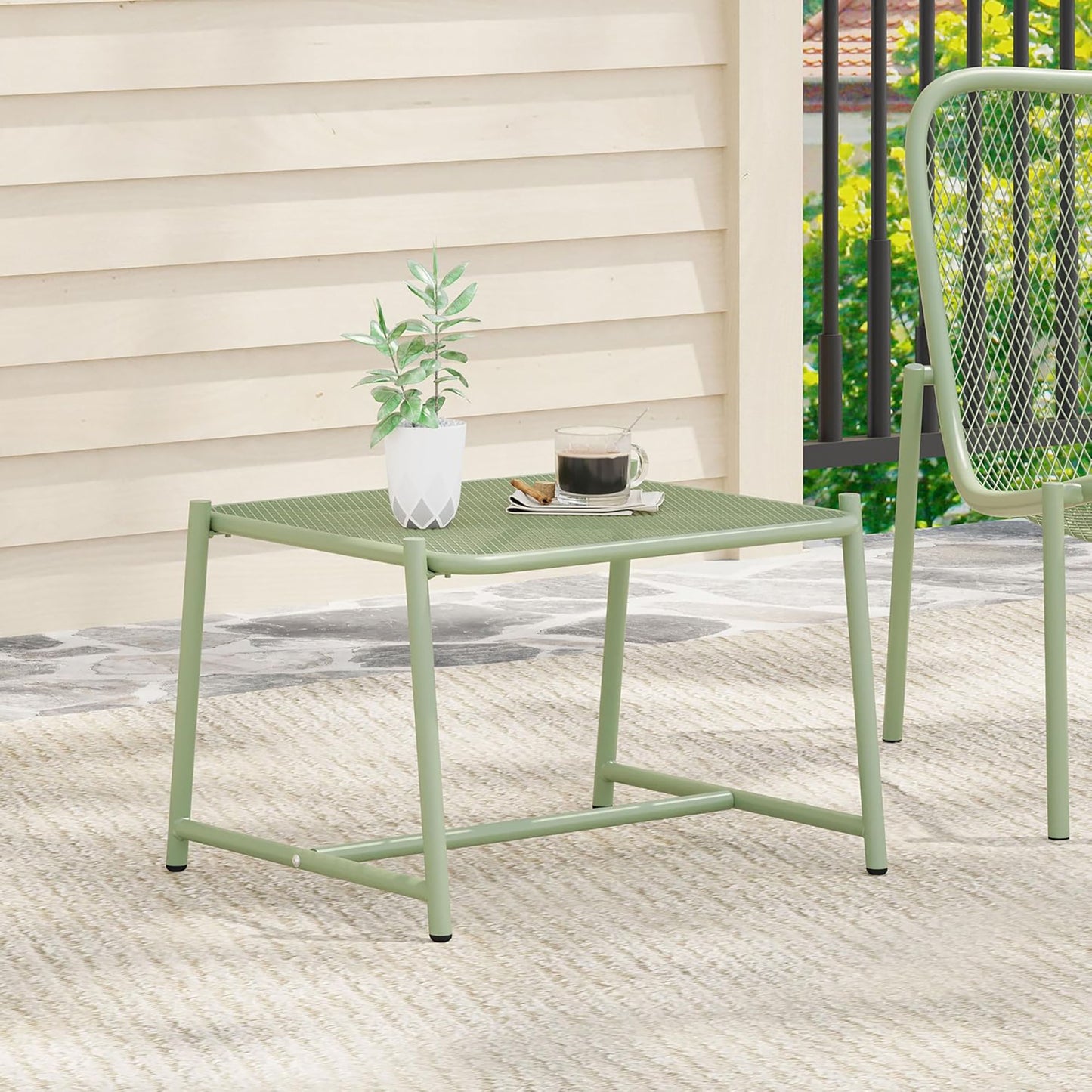 Kincaid - Modern Mesh Top Side Table Noble House