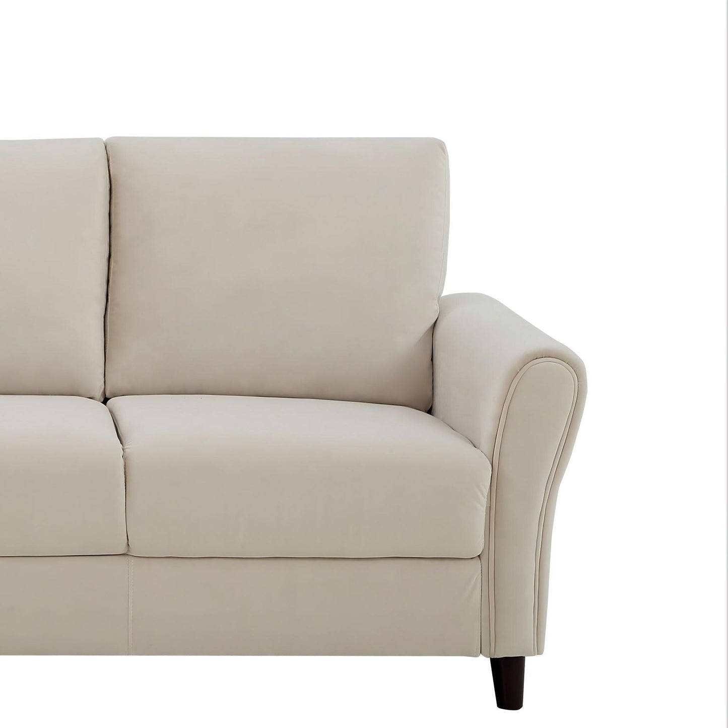 Patricia - Curved Arm 3 Seater Sofa US Pride