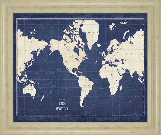 Voyager's Atlas - 28" x 34" Framed Wall Art Classy Art