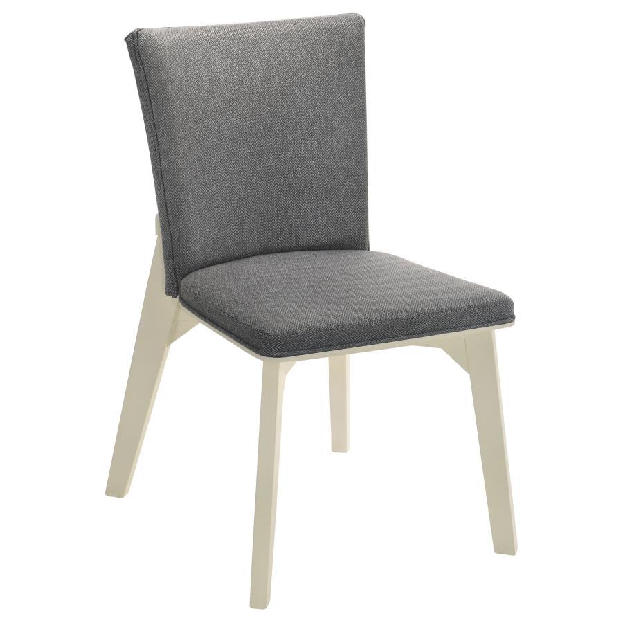 Biloxi - Upholstered Dining Side Chair (Set of 2) - Gray Coaster Fine Furniture