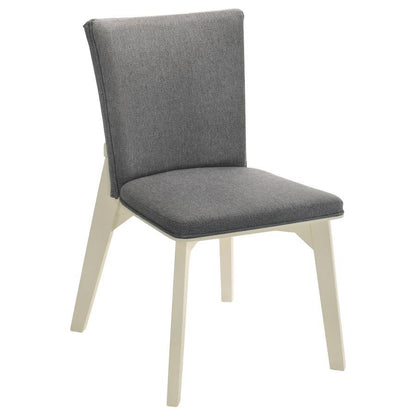 Biloxi - Upholstered Dining Side Chair (Set of 2) - Gray Coaster Fine Furniture