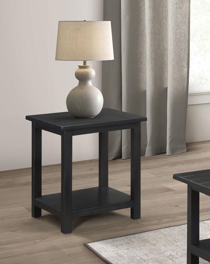 Payne - Wood End Table with Shelf Coaster Fine Furniture