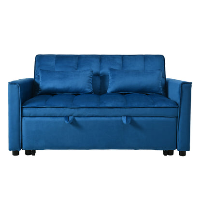 3 In 1 Pull Out Couch Convertible Sofa Bed With Reclining Backrest Home Essentials