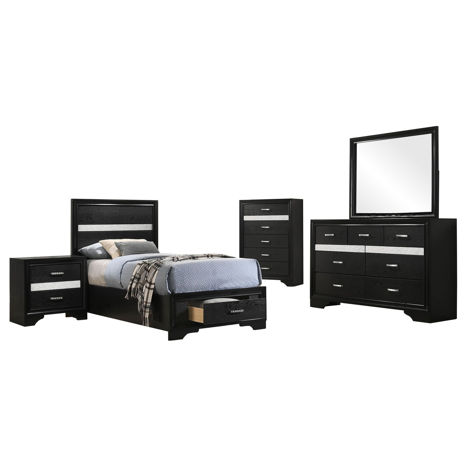 Annie - 5 Piece Bedroom Set Furniture Max