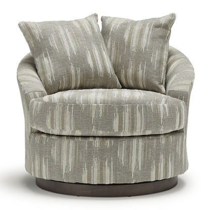 Alanna Swivel Barrel Chair Best Home Furnishings