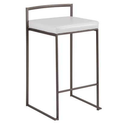 Fuji - Industrial Stackable Counter Stool Elegant Design Lumi Source