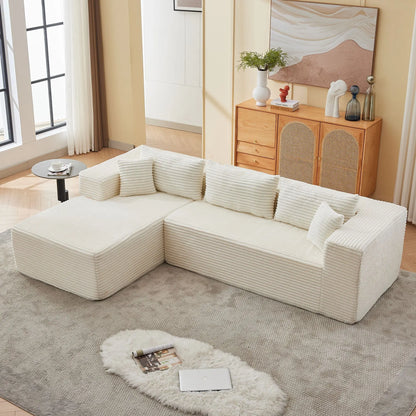 Modular Sofa With Golden Square Legs Home Essentials