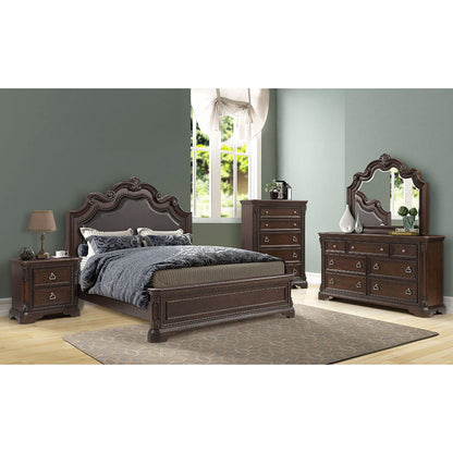 2 Drawer Nightstand - Mahogany Bernards Furniture