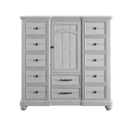 22 Drawer Master Chest With Cabinet - Gray Home Essentials