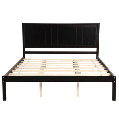 Platform Bed Frame With Headboard Hearth and Haven