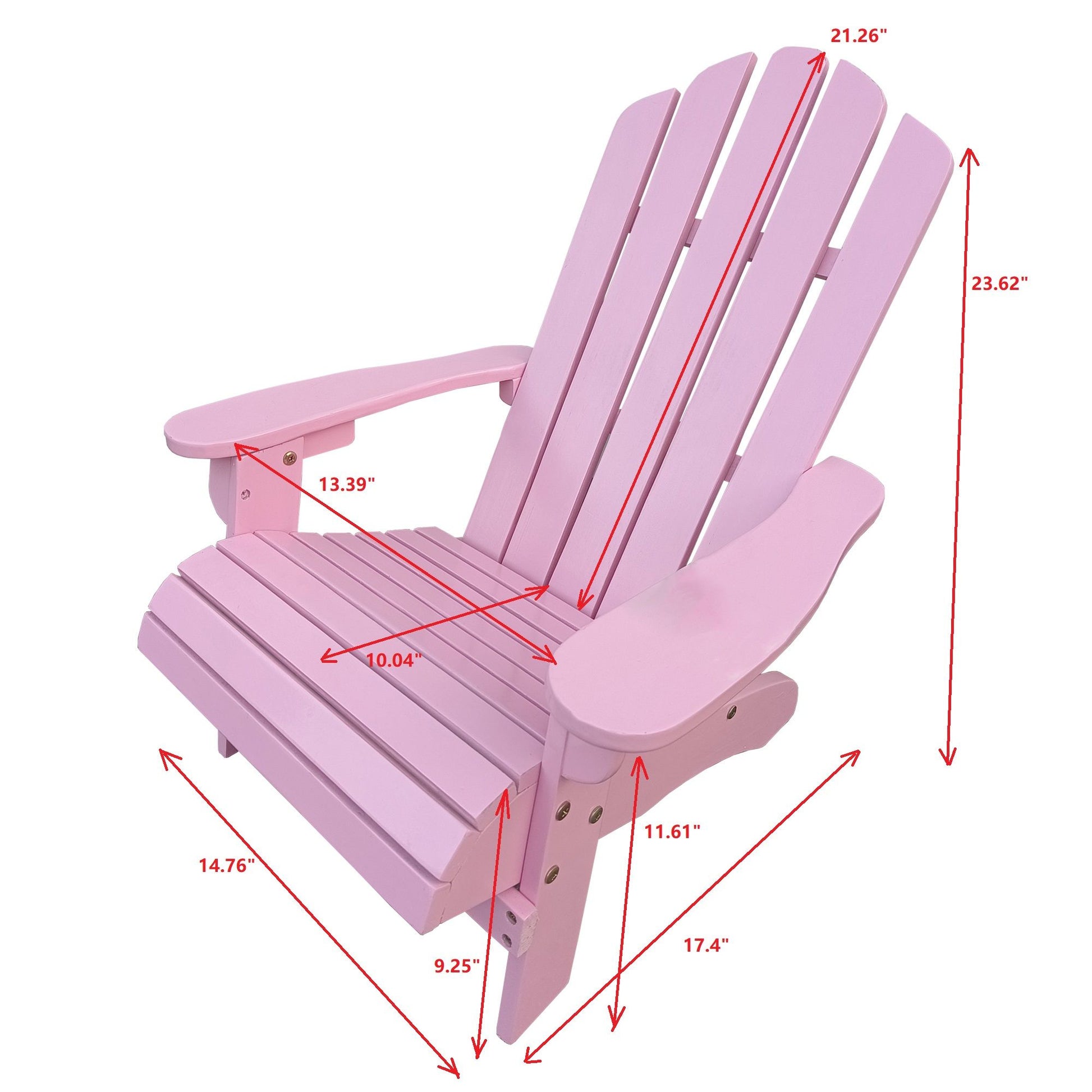 Outdoor Or Indoor Children Adirondack Chair Home Essentials