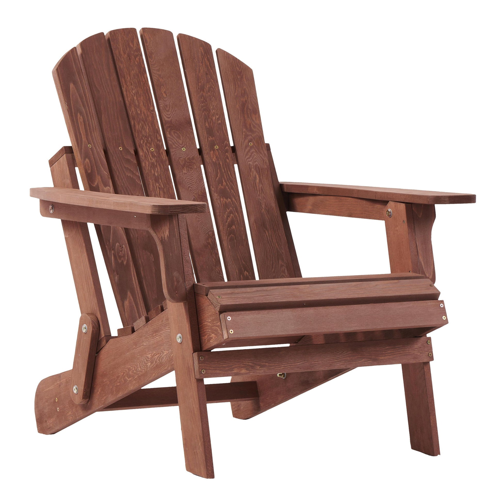 Oversize Outdoor Folding Adirondack Chair, Patio Chair For Garden Home Essentials