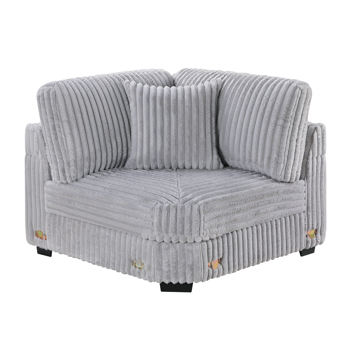 Corner Wedge Chair With Pillow, Living Room Furniture Home Essentials