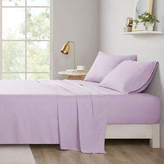 Microfiber - All Season Soft Touch Queen Sheet Set - Lavender Intelligent Design