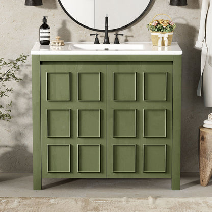 Bathroom Vanity Organizer With Sink, Combo Cabinet Set, Bathroom Storage Cabinet Hearth and Haven