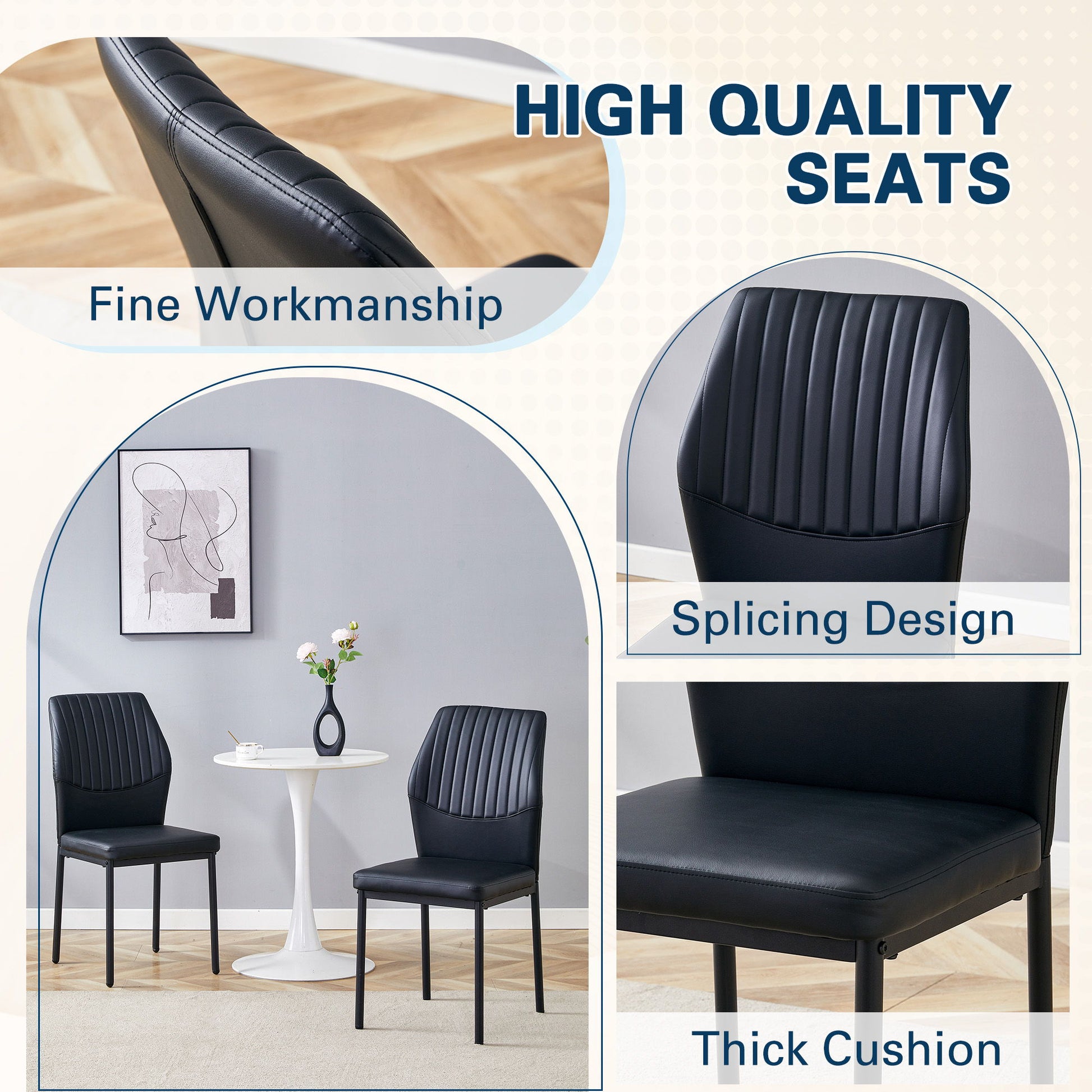 Luxury Simple Chair With Metal Leg Home Essentials