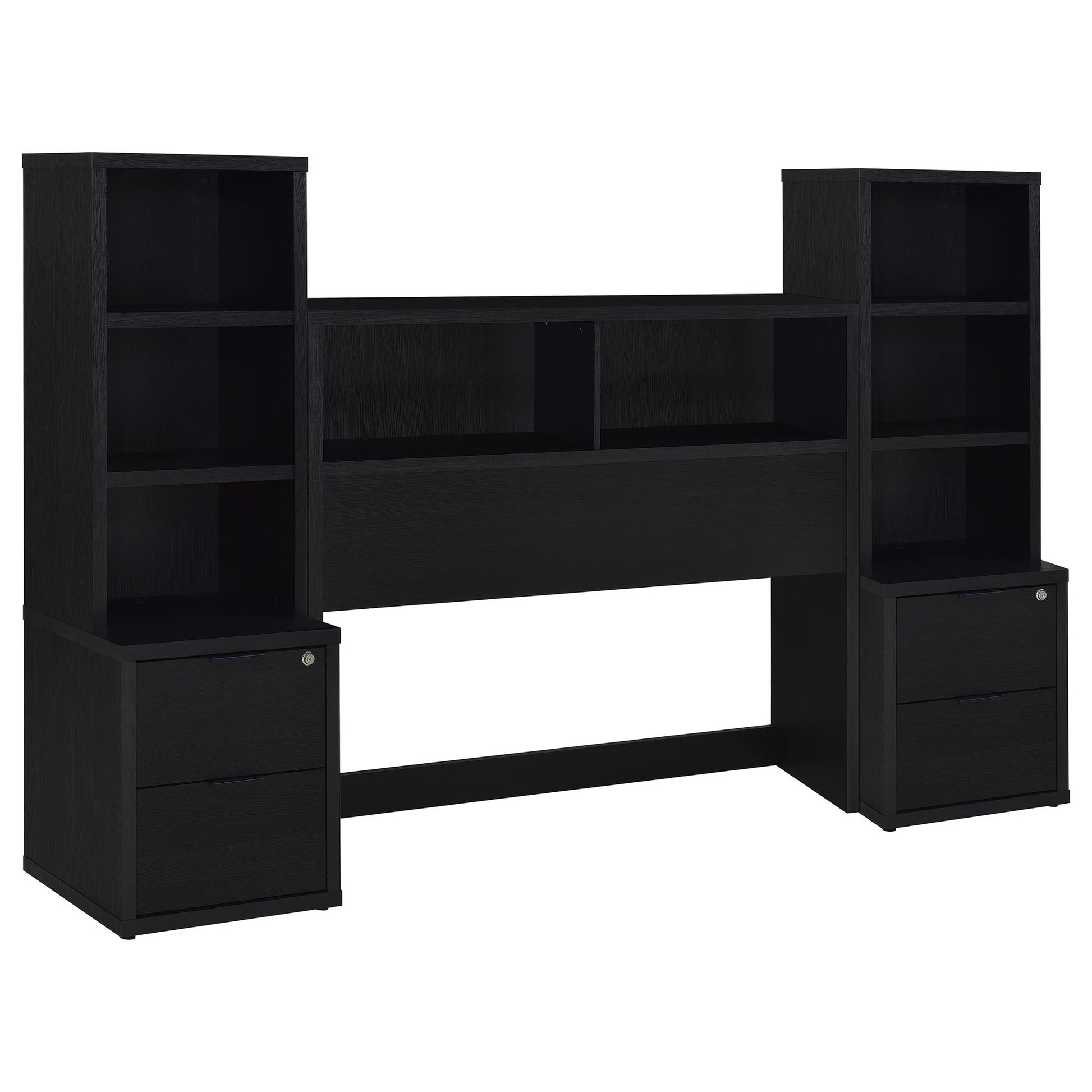Geary - 3 Piece Bedroom Set With Bookcase Headboard Furniture Max